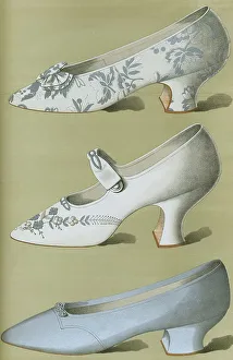 Shoe fashion in 1900, Women's shoes