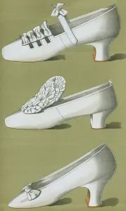 Shoe fashion in 1900, Women's shoes