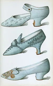 Shoe fashion in 1900, Women's shoes