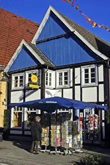 Shop, half-timbered house, Rietberg
