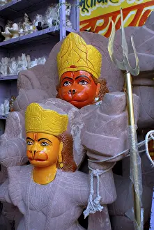 Shop of idols of god and goddess at Ujjain city