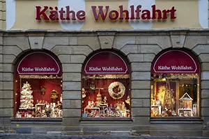Shop window with Christmas decorations