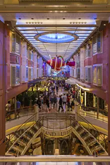 Shopping mall cruise ship MS Color Fantasy