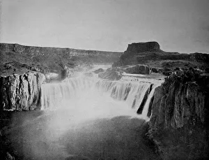 The Shoshone Falls, waterfall in the state of Idaho