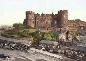 Shrewsbury Castle is a red sandstone castle in the English town of Shrewsbury