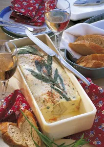 Shrimp and fish terrine, France, Europe