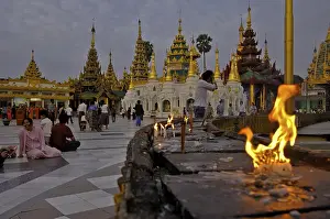 Shwedagon Pagoda, Yangoon, Rangun