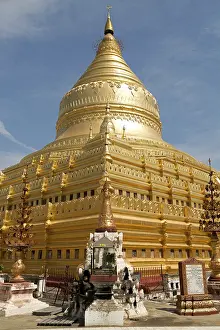 Shwemawdaw Pagode in Bago in Myanmar