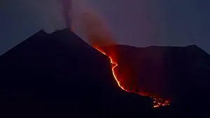 Sicily, volcanic eruption of Mount Etna