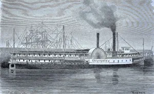 Side-wheel steamer that operated between Sacramento and San Francisco from 1860 to 1875