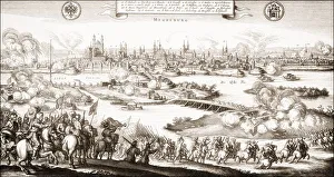 The siege and destruction of Magdeburg in 1631 by imperial troops under Tilly