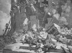 The siege of Rome by the Ostrogothic king Witiges in 540