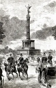 Siegessaeule Victory Column on Grossen Stern