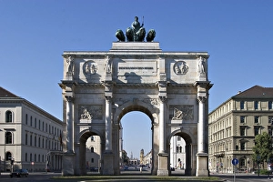 Siegestor at Ludwigstrasse in Munich - Bavaria