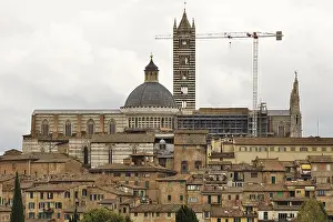 The Siena Cathedral under restoration