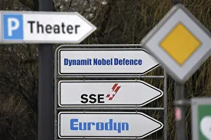 Category Historic EN Prints: Sign for the companies Dynamit Nobel Defence (DNN)