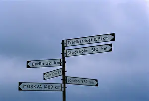 Sign, Malmo city, Sweden