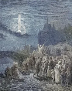 A sign in the sky for the fighters of the Third Crusade