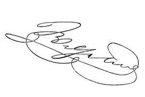 Signature, handwriting of Kaiser Wilhelm