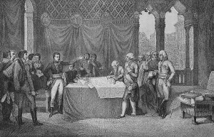 Signing of the peace treaties, preliminary negotiations and preliminary agreement