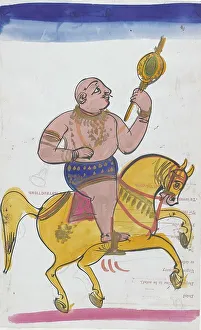 Sikh horsewoman, 1890, East India