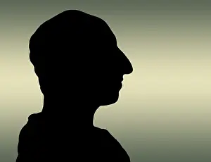 Silhouette of James Hutton, 1726 - 1797