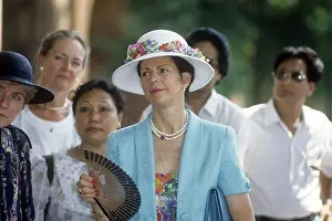 Silvia pa Statsbesok i Indien 11-16 Oktober 1993 Queen Silvia of Sweden<br> Silvia p? Statsbes