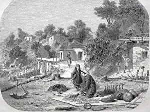 Simeis on the Crimean Peninsula in 1870