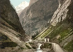 The Simplon Pass in the Gondo Gorge