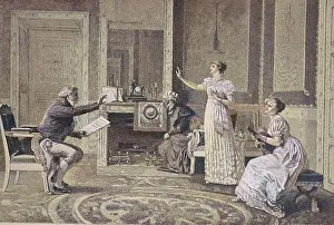 The Singing Lesson, the Music Teacher and his Pupils