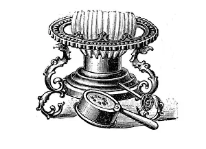 Single-burner stove cooker from 1895