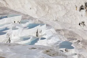 Sintered limestone terraces of Pamukkale