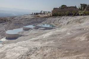 Sintered limestone terraces of Pamukkale