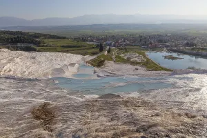 Sintered limestone terraces of Pamukkale
