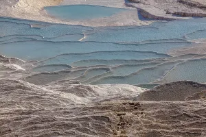 Sintered limestone terraces of Pamukkale