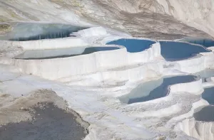 Sintered limestone terraces of Pamukkale