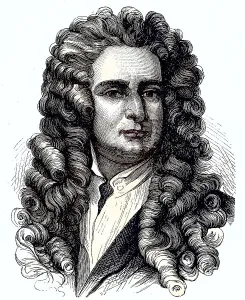 Sir Isaac Newton, 1642, 1726, was an English mathematician