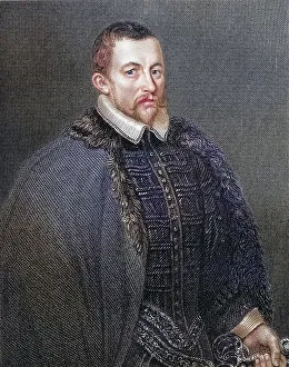 Sir Thomas Bodley 1545-1612, English manuscript collector and restorer of the Bodleian Library