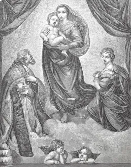 The Sistine Madonna, also known as Madonna di San Sisto