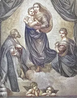 The Sistine Madonna, also known as Madonna di San Sisto