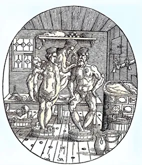 Situation in a Bathing house in the 16th century