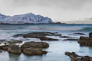 Skagsanden beach on a winter morning
