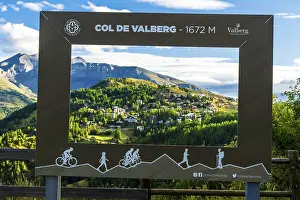 Ski resort Valberg at psss Col de Valberg