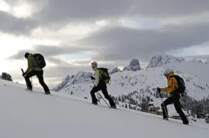 Ski tour, Mt. Duerrenstein, Hochpustertal valley