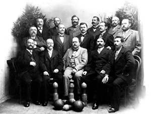 Skittles club ca. 1910, exact location unknown