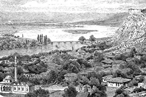 Skutari, today Shkodra, in Albania