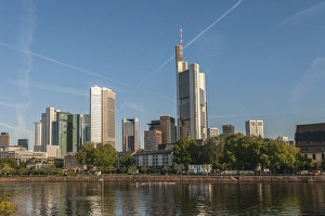 Skyline of Frankfurt, financial district