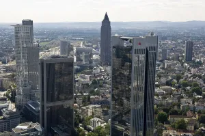 Skyline of Frankfurt, Hesse, Germany