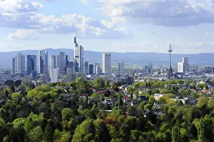 Skyline of the office and banking district