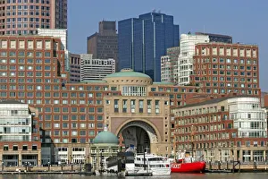 Skyline, Rowes Wharf, waterfront